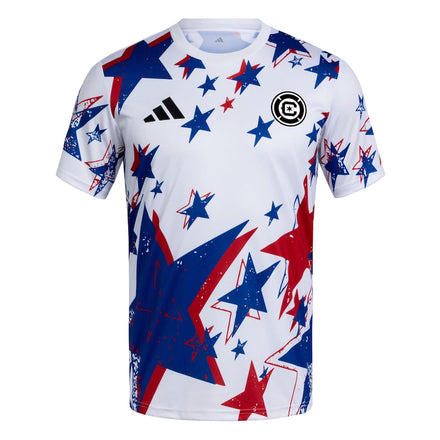 Chicago Fire adidas 2026 Americana Pre-Match Jersey - White