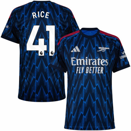Arsenal Away Rice 41 Player Version Jersey Shirt 2025-2026