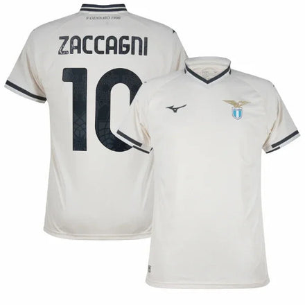 Lazio Away Zaccagni 10 Fan Jersey 2025/26 Official Printing