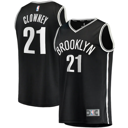 Noah Clowney Brooklyn Nets Fanatics Fast Break Jersey - Icon Edition - Black