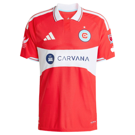 Philip Zinckernagel Chicago Fire adidas 2026 Forever Red On-Field Authentic Patch Jersey - Red