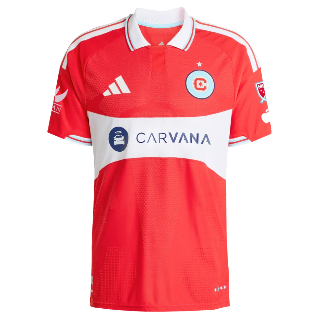 Jonathan Bamba Chicago Fire adidas 2026 Forever Red On-Field Authentic Patch Jersey - Red