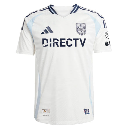 Hirving Lozano San Diego FC adidas 2025 Woven Into One Authentic Player Jersey - White