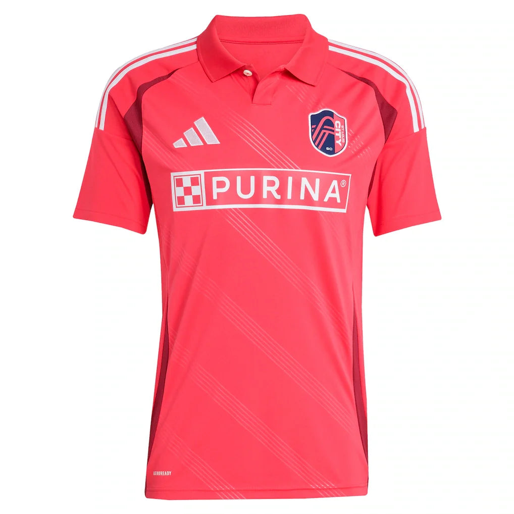 João Klauss St. Louis City SC adidas 2025 Forever CITY Red Replica Player Jersey - Red